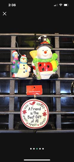 $1 Each. Christmas Candle Holder & Hanging Ornaments. 2”, 3” & 4”