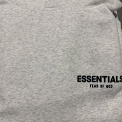 Light Grey Essentials Hoodie