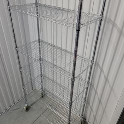 6 Metal Shelving  Adjustable Units (Sold Individually)