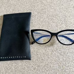 Quay Australia Blue Blocker Glasses
