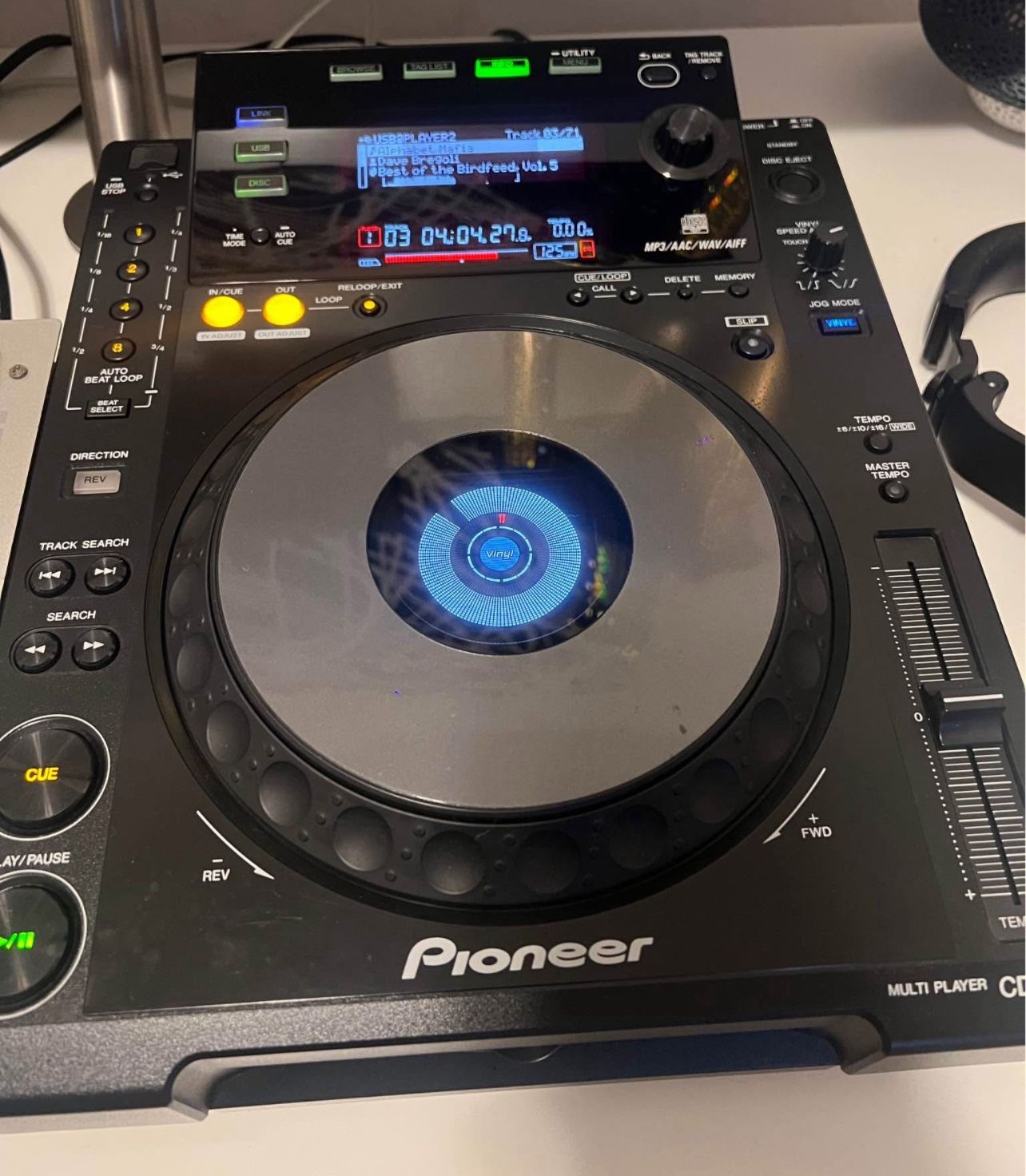 Pioneer CDJ 900 and Odyssey Flight Case