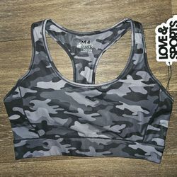 Camoflague Sports Bra Size XL NWT 