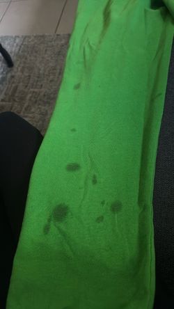 Y2K Vintage Abercrombie & Fitch Green Sweatpants Size Small 💚  a lot of stains not much