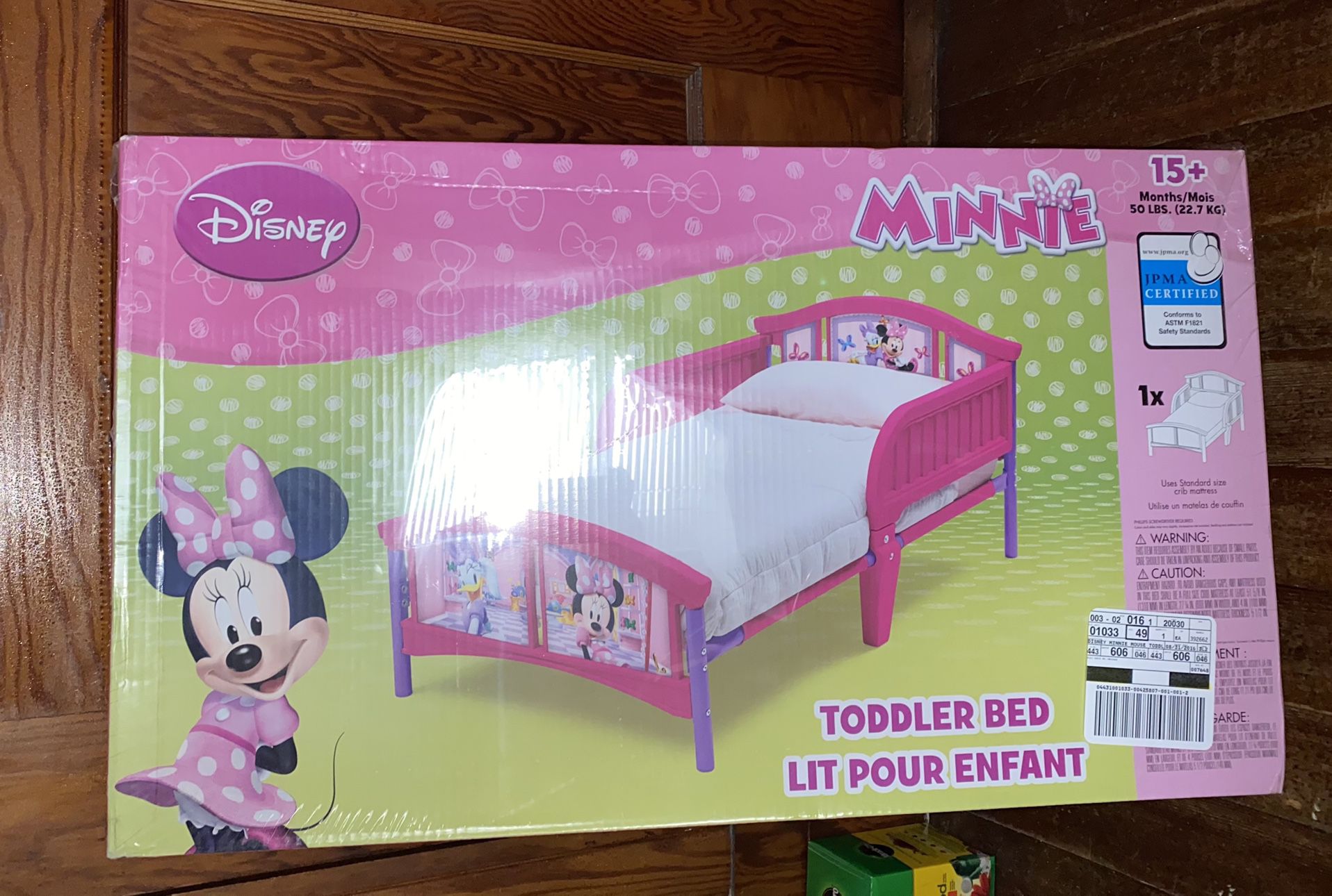 New Minnie Mouse Toddler Bed Frame