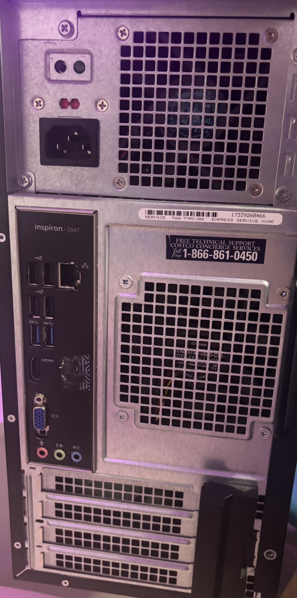 Dell Inspiron 3847 Desktop PC Intel Core i5 12GB RAM