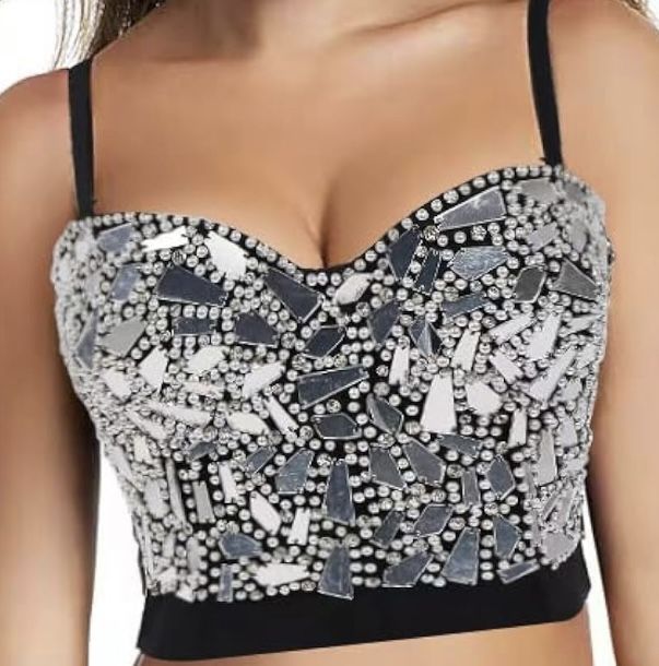 New- Disco Corset Ladies Top Size XS/S