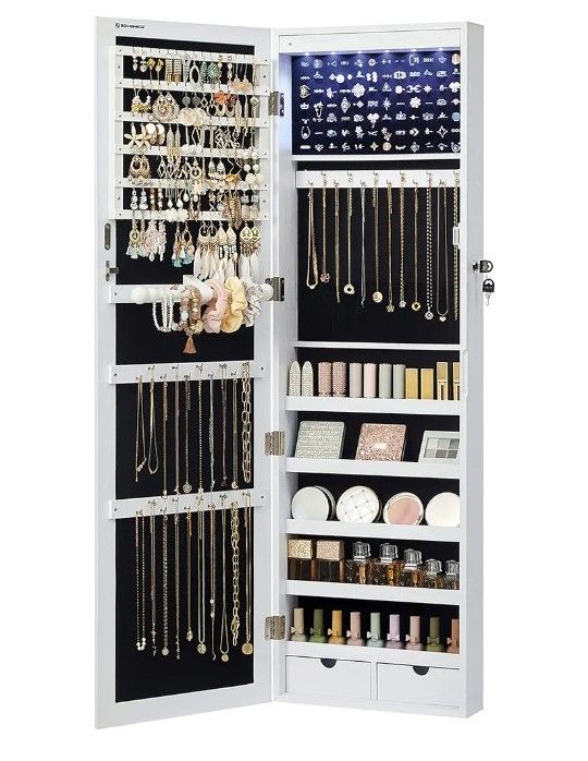 Mirror Jewelry Cabinet