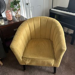 Yellow Accent Arm Chair