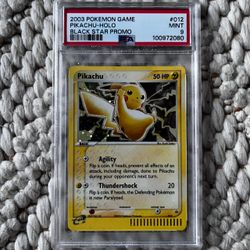 2003 Pokemon Black Star Promo Pikachu #12 Holo PSA 9 💎