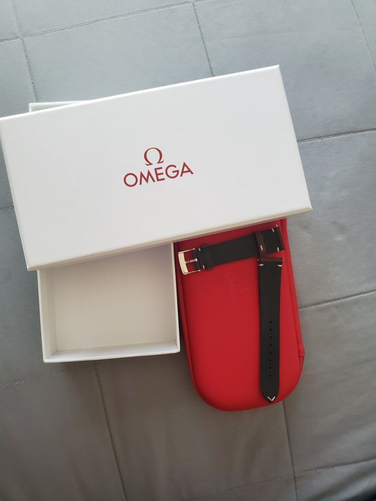 Omega leather watch band