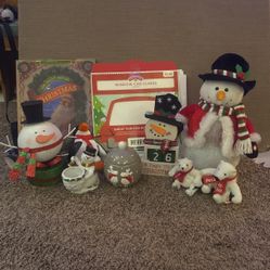 Assorted Christmas decorations