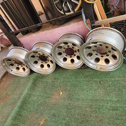 Ford or chevy aluminum heavy duty wheels