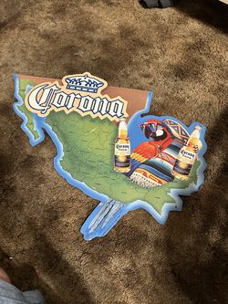 Corona store tin display