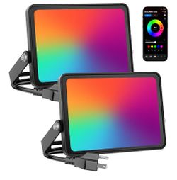 2 Pack 2700K RGBW Uplights