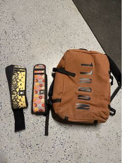 Nobull gym bag and 2 2pood belts