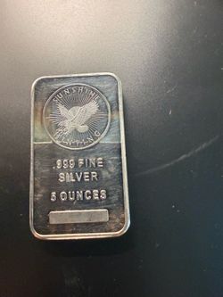5 oz silver bar