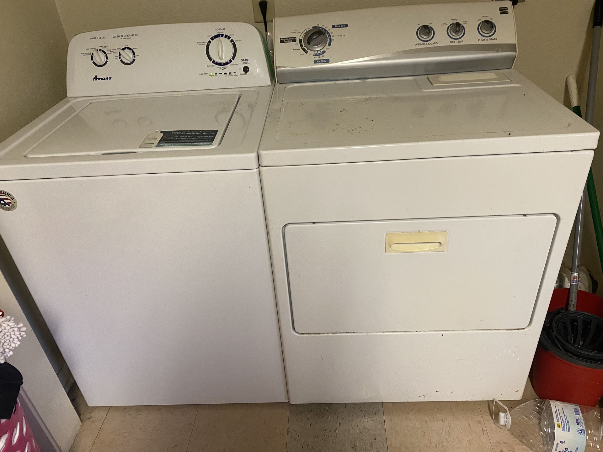 Washer And Kenmore Dryer