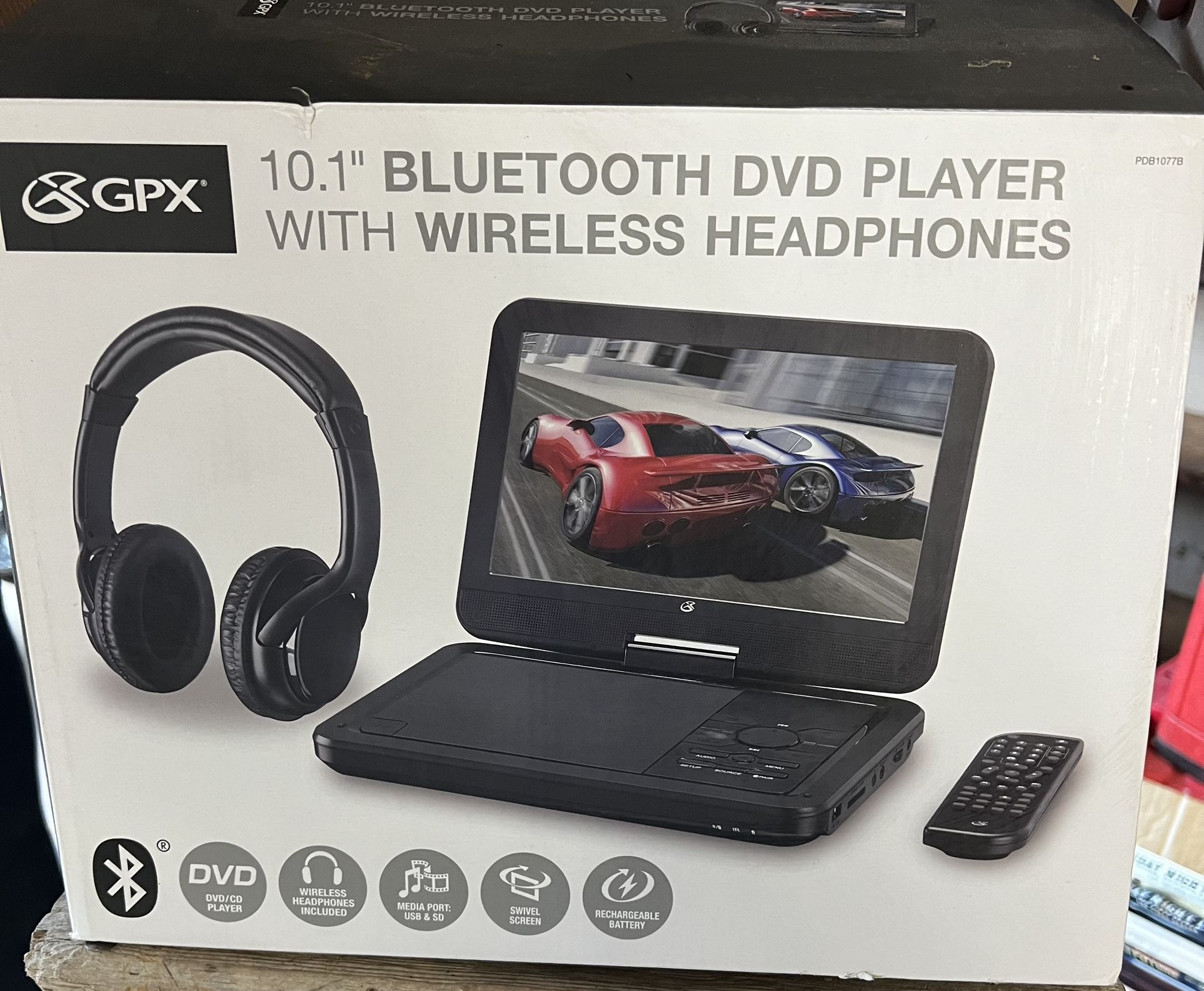 Portable DVD Player With DVDs 