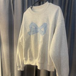 Blue Bow Sweater