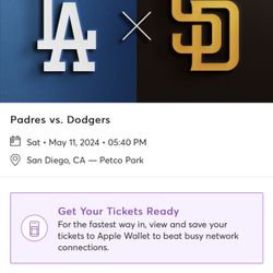 Padres VS. Dodgers 