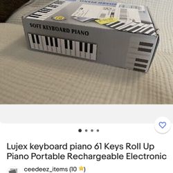 Lujex Kerboard Rechargeable Piano 