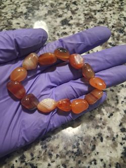 Sardonyx crystal healing bracelet