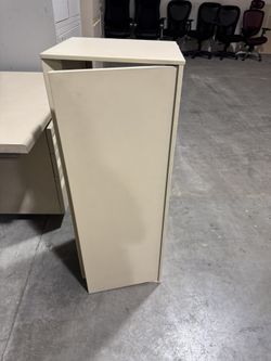 Metal Mountable lift-up vertical bin or top-access equipment cabinet.