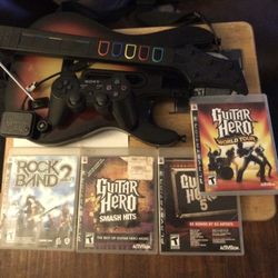 Guitar Hero Bundle 5 Games/ Guitar