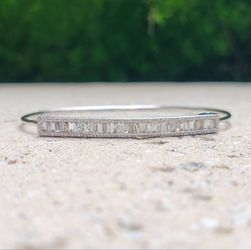 18K Gold 3 CT Diamond Bracelet Signed Bony Levy (Retails for $4999)