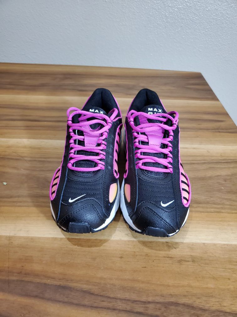 Nike Air Max Tailwind IV Women's Black White Fire Pink Lifestyle Sneakers Shoes Size 8
