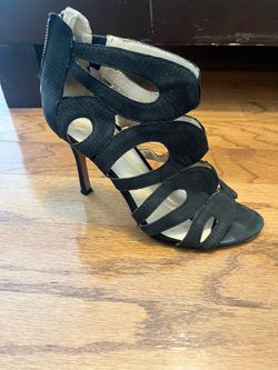 Nine West black high heels size 7