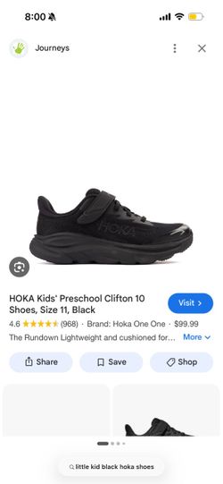 Little Kid Hoka Shoe