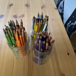 Colored Pencils In Jars $5 