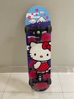 RARE Mike Carroll Hello Kitty 35th Anniversary Girl Skateboard Deck 2009