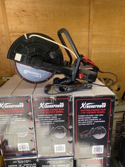 Electric concrete asphalt cutting saw