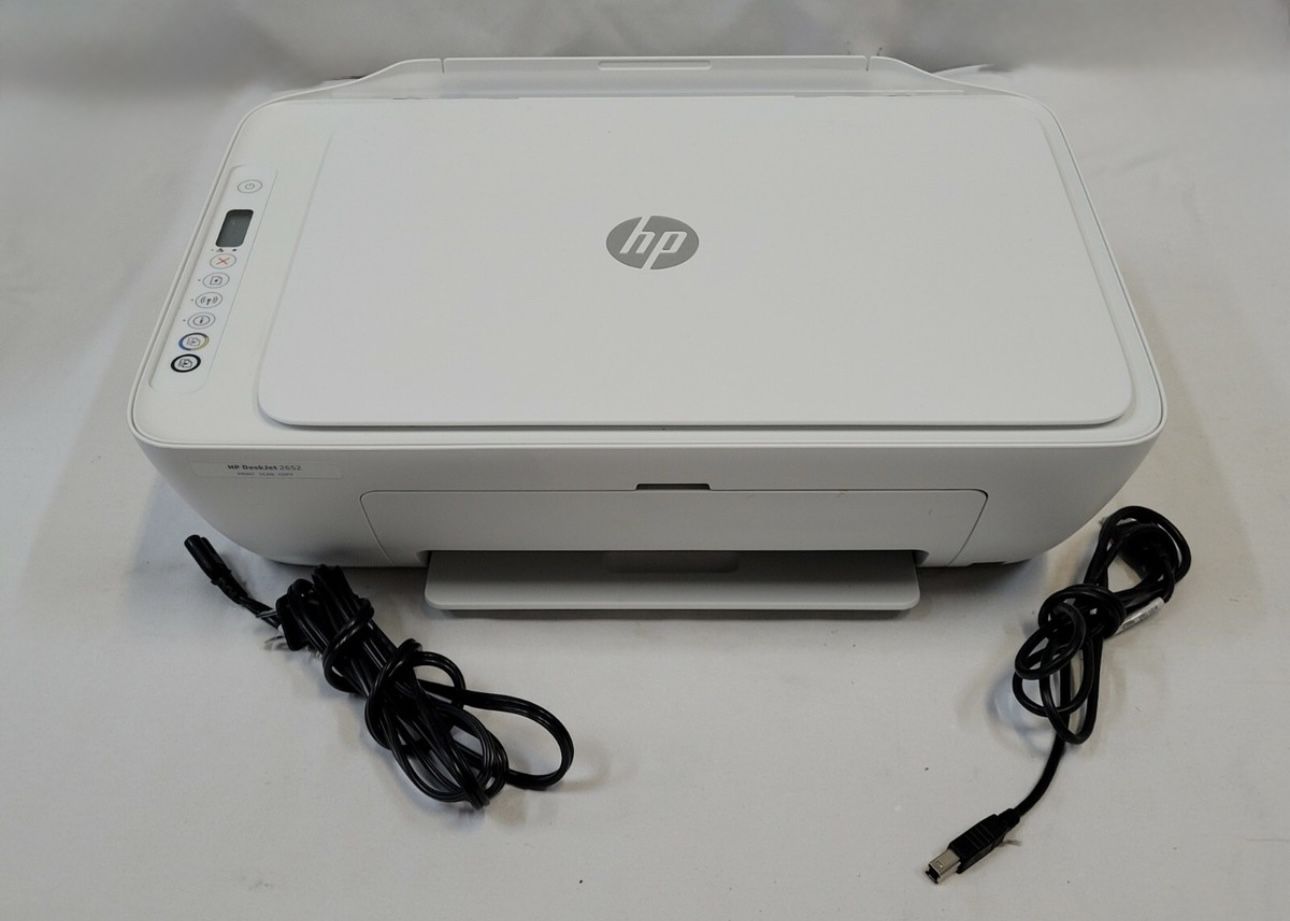 HP DeskJet 2652 All-in-One Color Inkjet Printer White for Sale in Boca ...