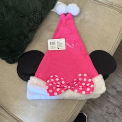 Minnie  And Mikey Christmas Hats
