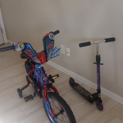 children's bike and stroller for sale new

