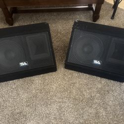 Seismic audio 12” Floor Monitors
