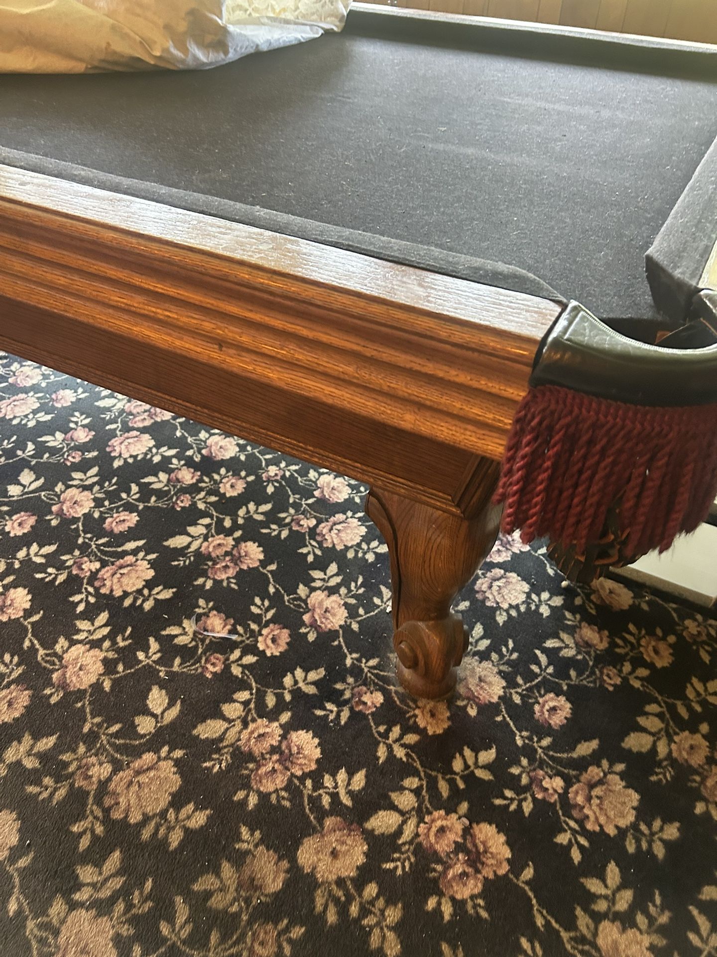 Solid Slate Pool Table - Great Condition - Must Go!