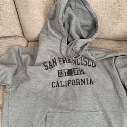 San Francisco Hoodie- Men’s 2XL- Light Gray