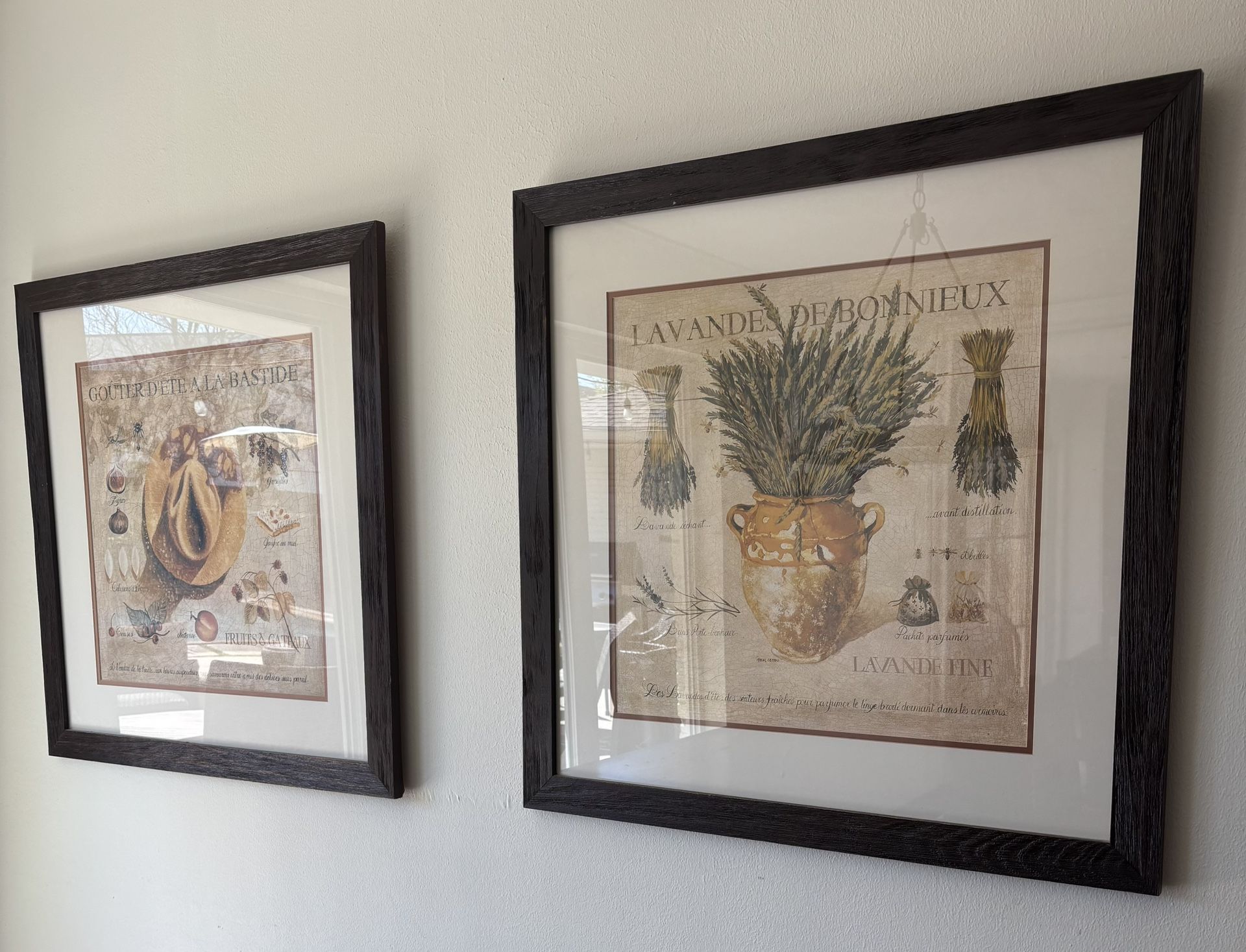 Pair Of Pascal Cessou Framed Prints 