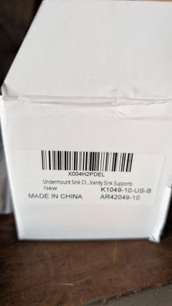 No Drill Undermount Sink Clips 6 Pack, Premium Sink Brackets Mounting kit