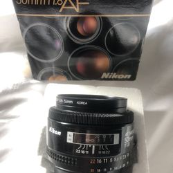 Nikon Nikkor 50mm f1.8 AF