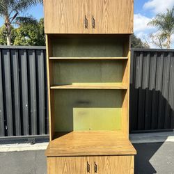 Vintage Mid Century Wall Unit Cabinet
