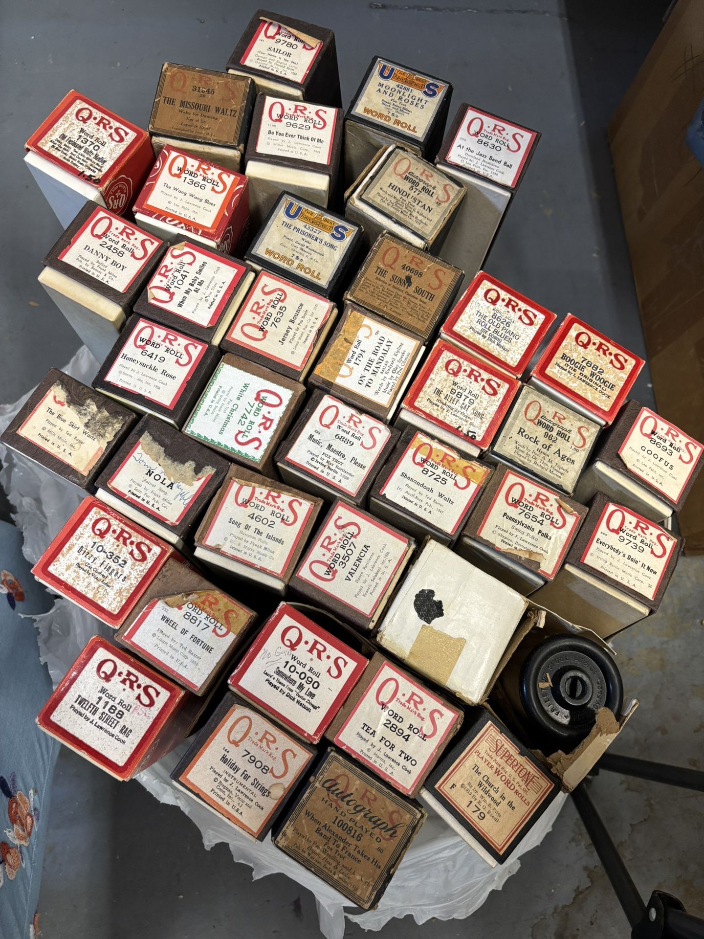 Player Piano Music Rolls