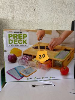Prep & Deck w/ Drawers and slicer