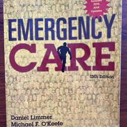 EMT Manual - Emergency  Care 13th Edition
