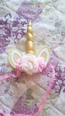 Diadema para niña de unicornio