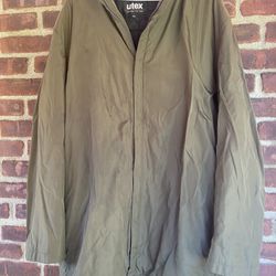 Like NEW !! Men's Utex Jacket, Quilted Lining,  Large, Dark Olive Hunter Green